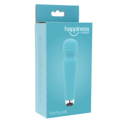 happiness TOYJOY Mini Wand Push My Limits 15cm Bleu